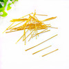 Golden beading needle stainless steel, accessory handmade from pearl, wholesale