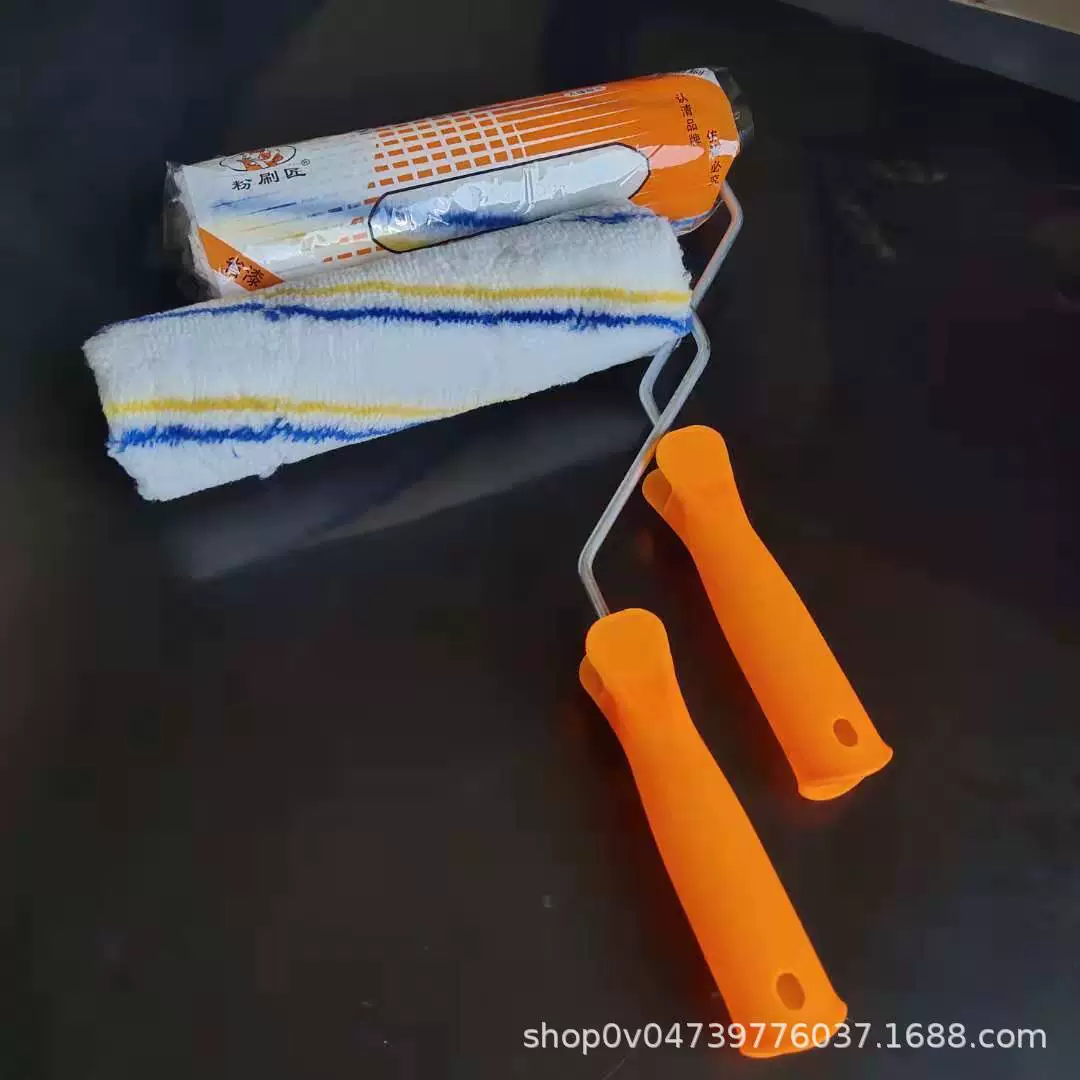 Заводская поставка желтый синий роликовый Шпаклевка малярный валик кисть малярная кисть роликовая щетка