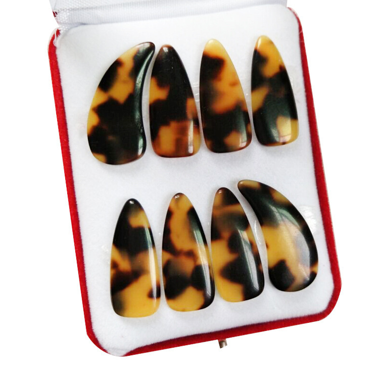 Professional performance playing guzheng nail nail 8 pieces gift box large, medium and small groove nail guzheng Nail tape
