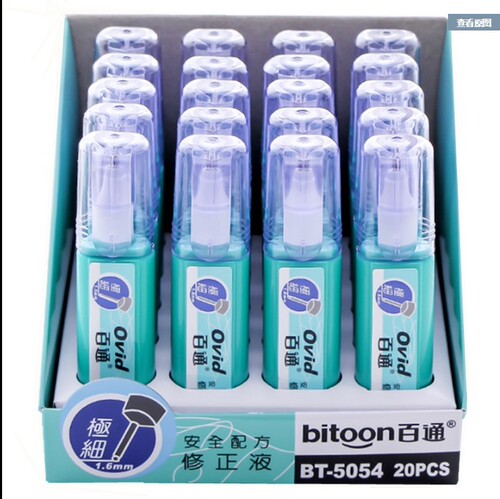 Belden Stationery 5054 Correction Fluid Correction Fluid Correction Fluid Fine Head 1.6mm Iron Head Correction Fluid Student Wholesale
