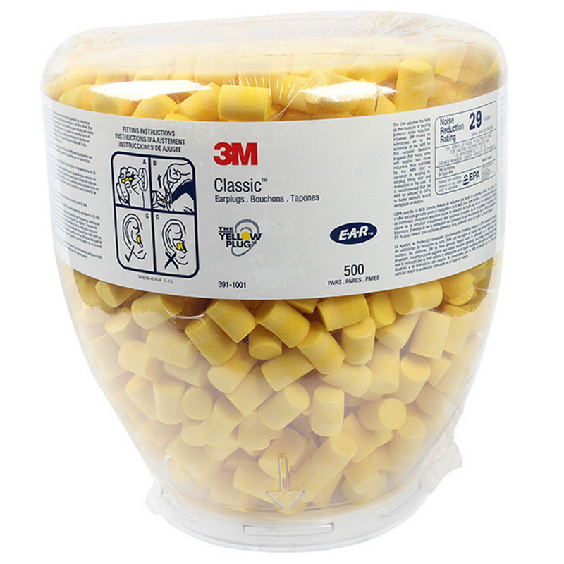 3M391-1001圆柱型耳塞(配合耳塞分配器使用)