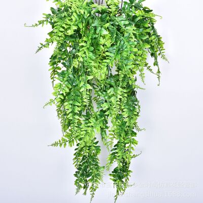 仿真植物壁挂跨境热卖仿真绿植波斯壁挂假花藤蔓装饰绿植客厅装饰