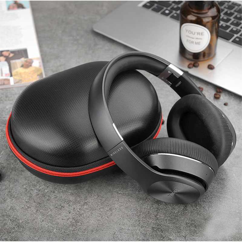 Eva Hot-Pressed Headphone Case Is Suitable for Beats Headphones, Foldable Over-Ear Eva Storage Bag with Shockproof Protection