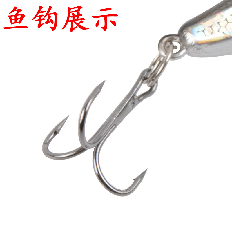 Shallow Diving Minnow Lures Sinking Minnow Baits Fresh Water Bass Swimbait Tackle Gear