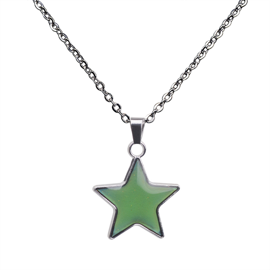 Collier Pendentif Changeant De Couleur De Mode Créative display picture 6