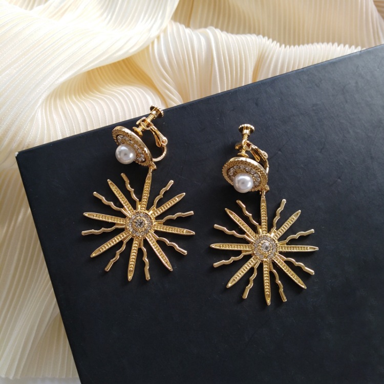 Women's Gender 1 Pair Vintage Style Fireworks Plating Alloy Drop Earrings