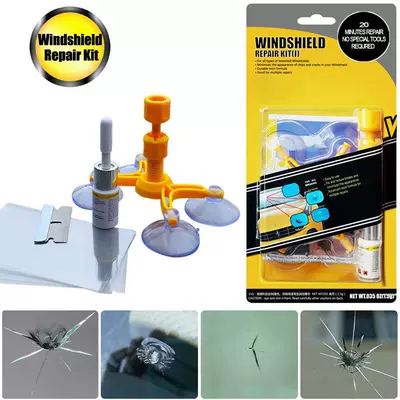 Windshield repair agent car front windshield crack repair liquid sucker car glass repair tool (Other Automotive Safety Supplies)