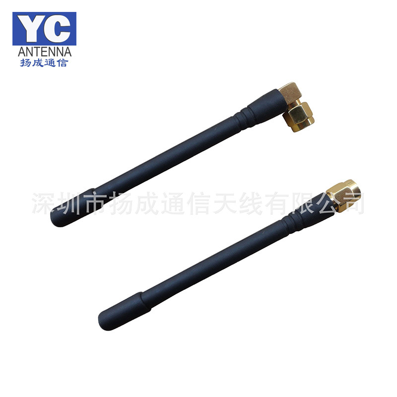 厂家直供315MHZ天线 无线弯头天线 全向高增益天线直头胶棒天线