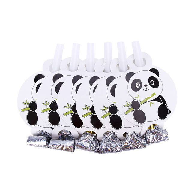 Birthday Panda Paper Party Tableware 1 Set display picture 2