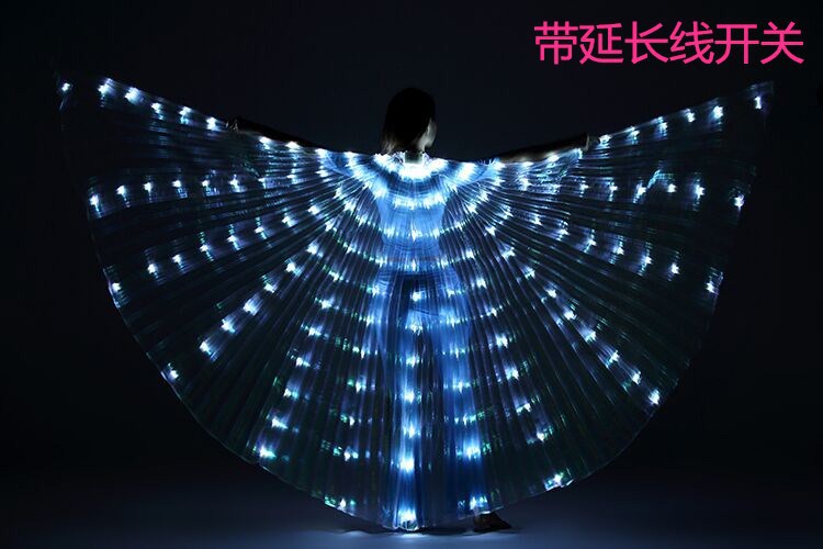LED luminous wings dance wings belly dance 360 degree wings belly dance LED luminous dance Cape