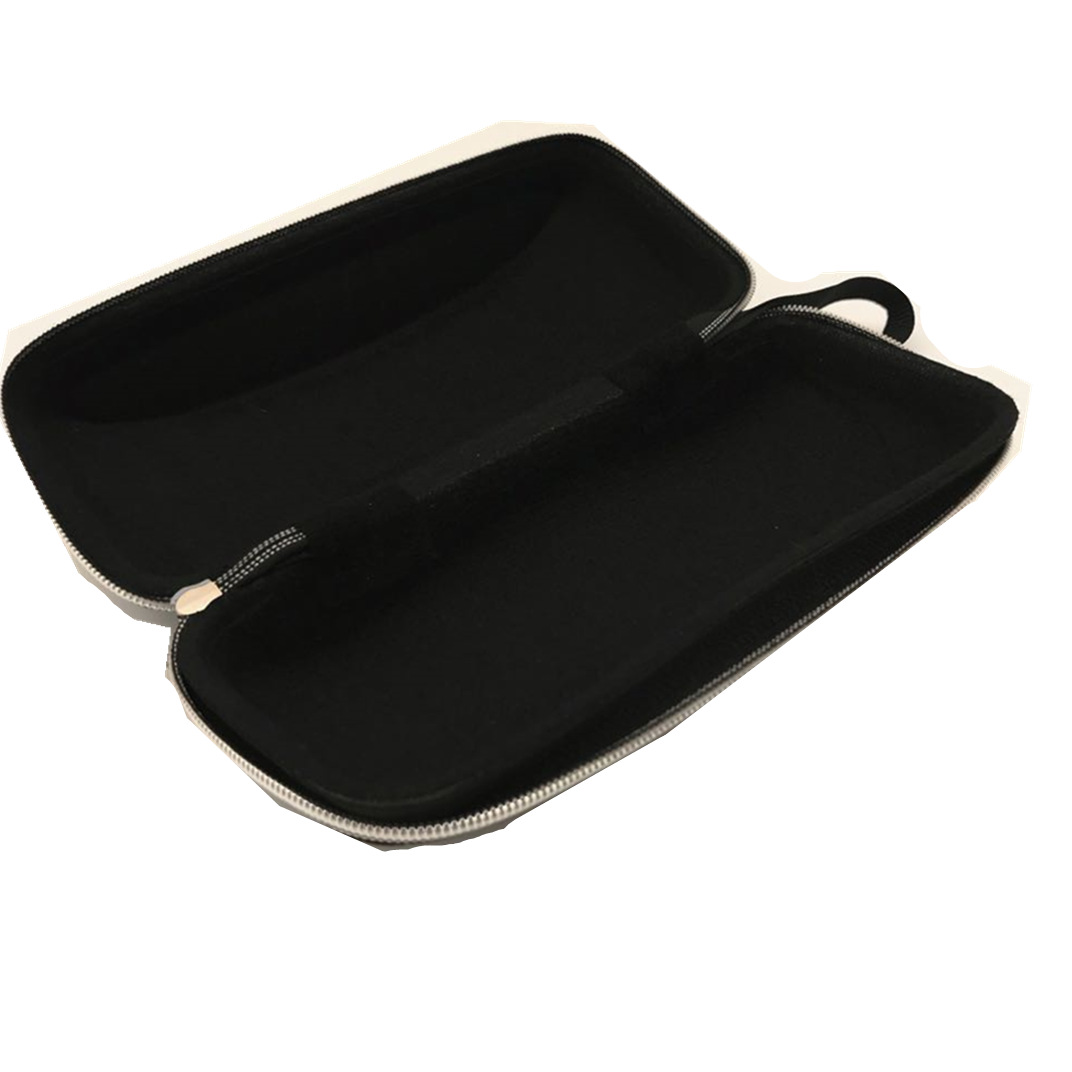 2018 nuevo cuadrado EVA cremallera gafas de cuero caso anti-presión gafas caso gafas de sol