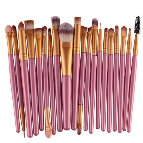 Manufacturer 20 makeup brushes, cross-border beauty tool set, eye shadow brush, neutral eye brush without logo
