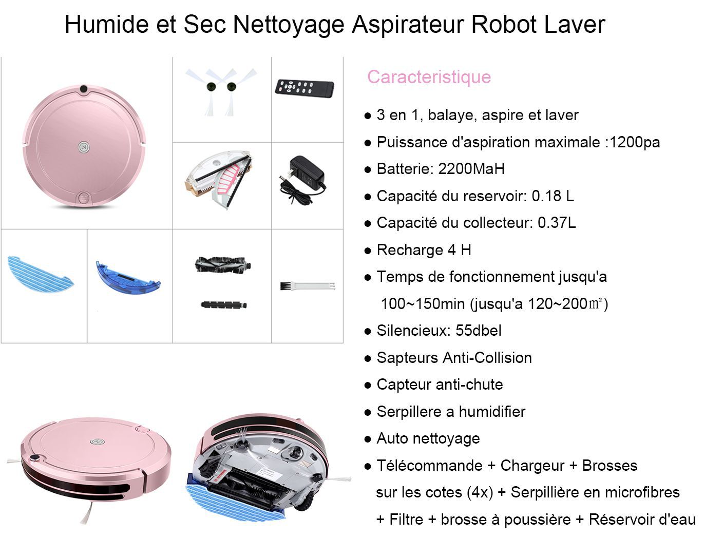Réservoir D'Eau Propre De Rechange Pour Aspirateur-Balai Tineco Floor One S7 - Grande Capacité