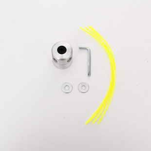 Factory direct agricultural and forestry aluminum bright grass head cylindrical grass head mower accessories garden hardware tools batch