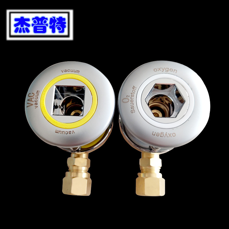 批发可定德标终端氧气终端批发各种型号气体接口纯铜基材密封可靠