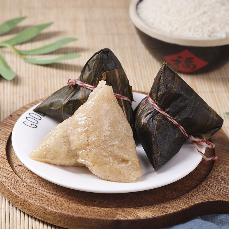 特産粽子蛋黃肉粽子紅豆蜜棗豆沙端午節粽子壹件代發批發散裝鮮肉