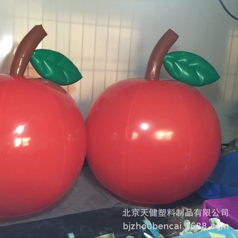 Factory direct sales inflatable red apple lemon berdle gas model…