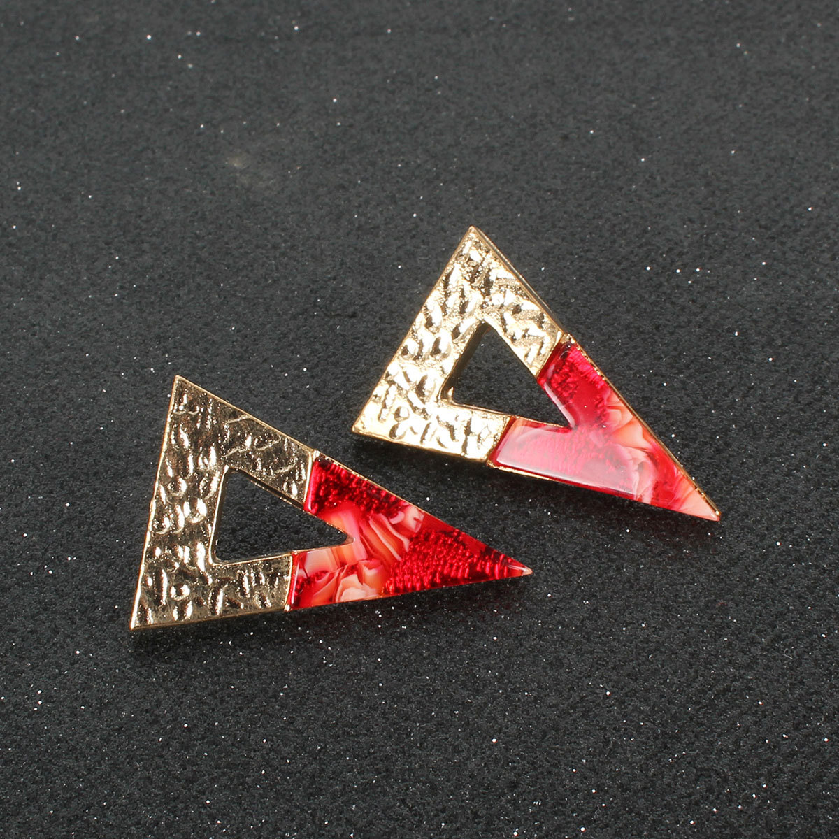 Color Matching Acrylic Earrings Alloy Earrings Simple Fashion Accessories Women display picture 8