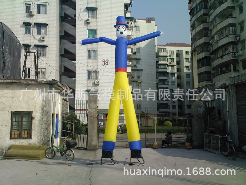 充气舞星 广告动感跳舞人 6米高显眼广告活动充气人 免费设计印字