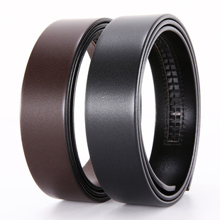 Men's First layer cowhide automatic buckle headless belt men's leather belt business belt factory wholesale