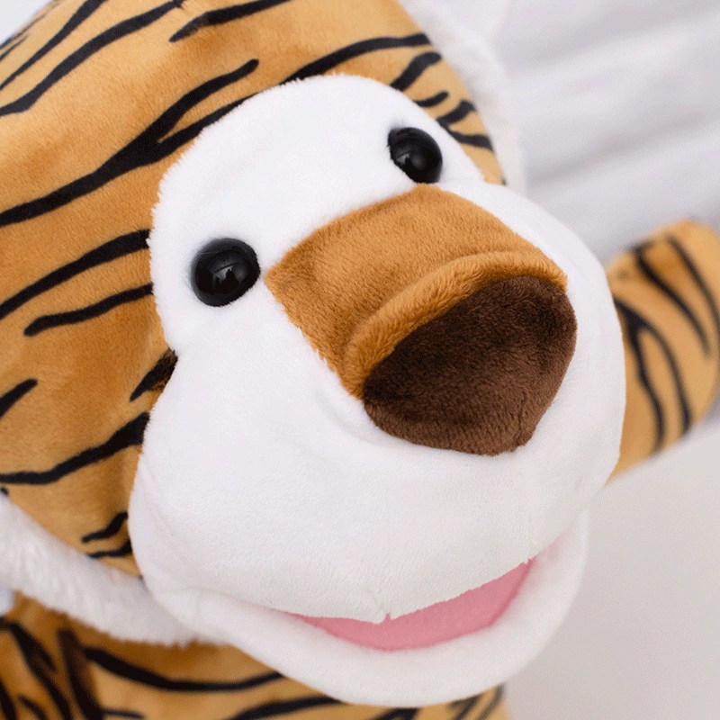 Hand puppet, plush toy, doll for kindergarten, interactive gloves, tiger