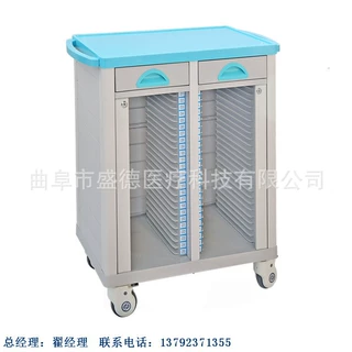 盛德生产手术灯电动手术台治疗车 月子医用婴儿车MD-70BS病历夹车
