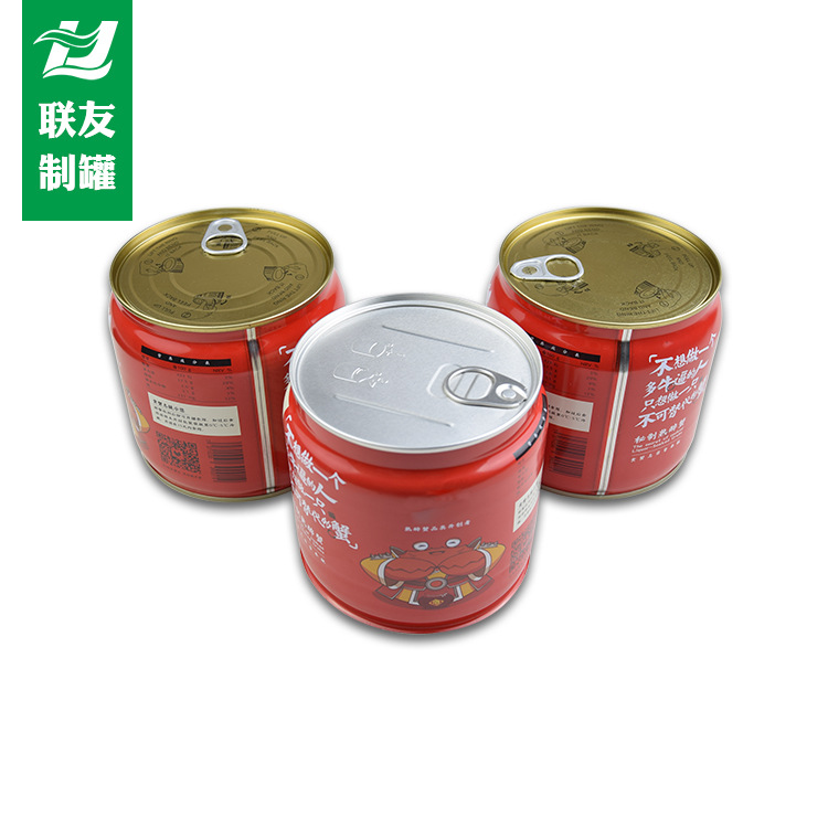 预制菜、坚果、糖果、代餐粉马口铁镀锡铁密封易拉盖包装罐