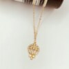 Brand fashionable cute necklace, universal accessory, chain for key bag , Korean style, light luxury style