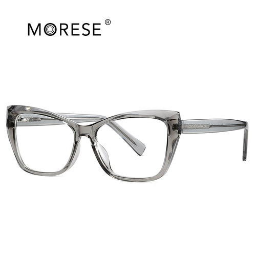 wish fashion anti-blue light glasses European and American full frame women's flat mirror TR frame insert temple goggles 2002