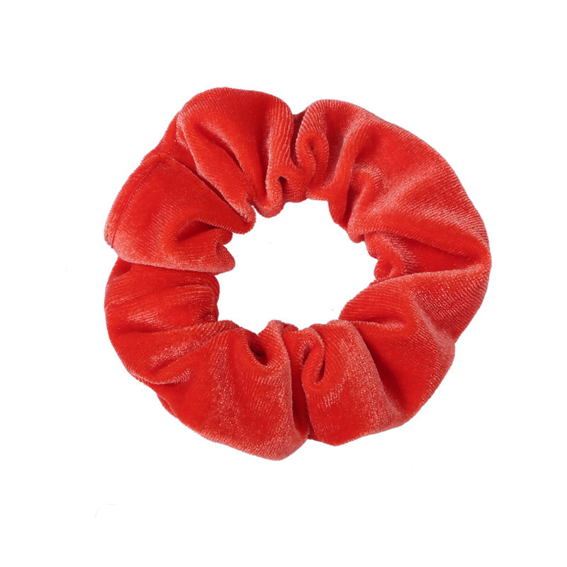 Korean Velvet Gold Velvet Large Intestine Hair Ring Head Flower Wholesale display picture 32