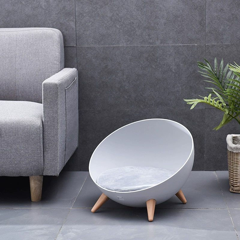 Креативное кошачье гнездо пластиковые деревянные ножки полусферическое гнездо для домашних животных кошка поставляет диван производители оптом