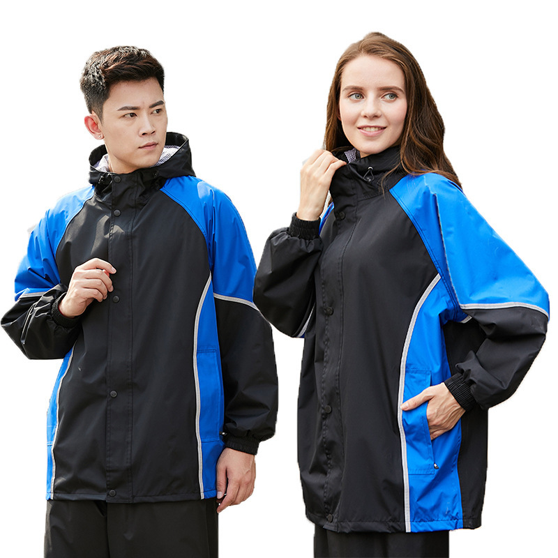 Face-blocking Raincoat Rain Pants Set Full Body Waterproof Adult Rainstorm-proof Women and Men's Battery Car Motorcycle Riding Raincoat Face-blocking Raincoat Rain Pants Set Full Body Waterproof Adult Rainstorm-proof Women and Men's Battery Car Motorcycle Riding Raincoat