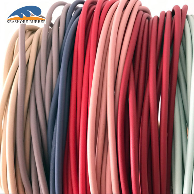 彩色发泡圆条 白色红色装饰用海绵胶条 高弹性橡胶密封条