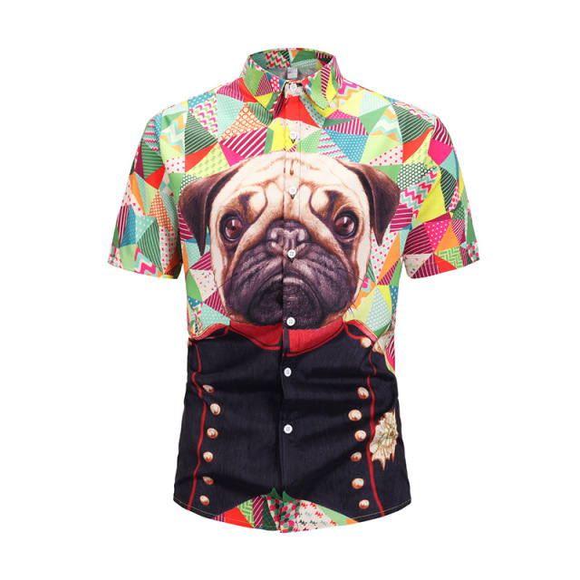 Printed Short-sleeved Leisure Fashion Shirts New Summer Blouses