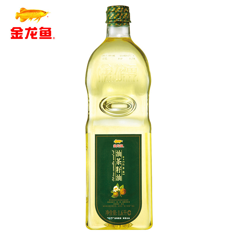 金龙鱼油茶籽油1.6L 山区茶油 物理冷榨工艺山茶