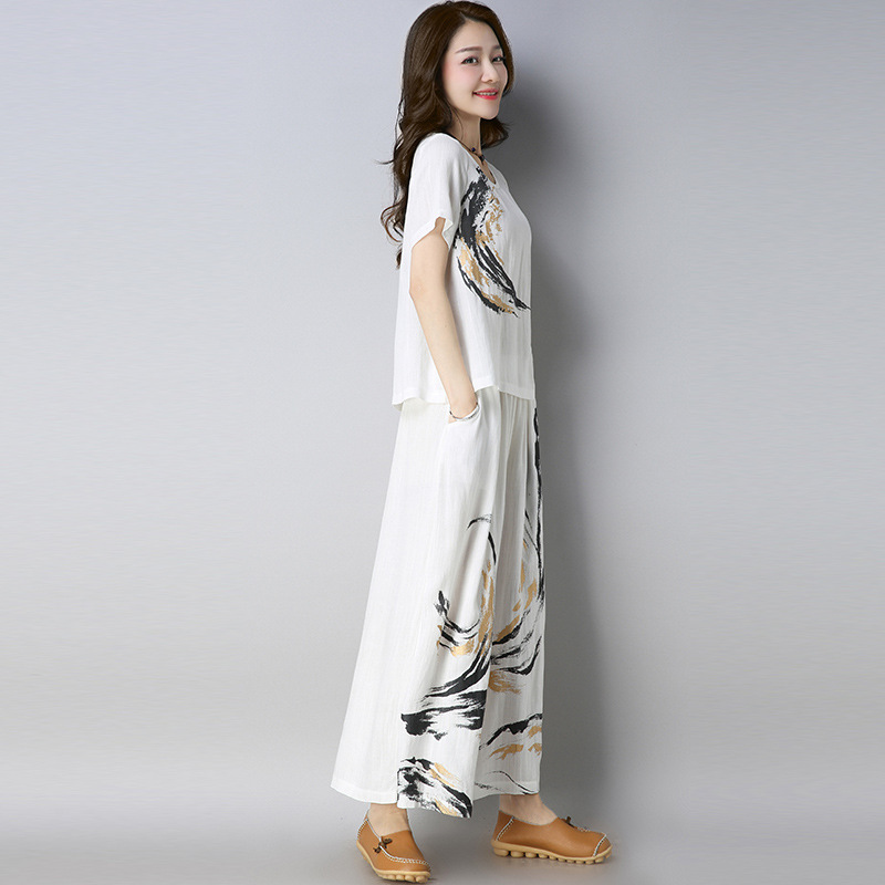 Costume femme en Coton et lin - Ref 3335772 Image 4