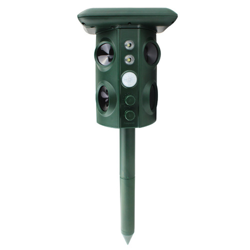Amazon's new outdoor solar animal repeller ultrasonic vibration smart snake, rat and bird repeller