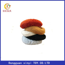 2019秋冬季新款短毛绒户外简约女生毛绒帽子商场活动促销礼品定制