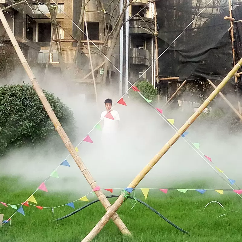 上海园林人造雾 冷雾设备工程 小区雾化 景观造雾工程 喷雾景观