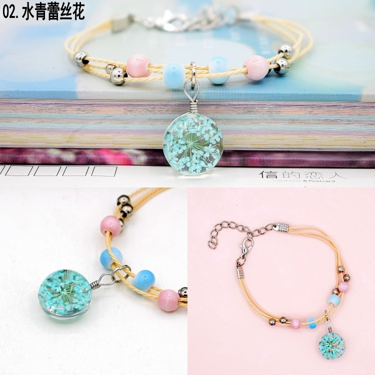 Bracelet en Perles en céramique Boule de verre alliage - Ref 3446560 Image 31