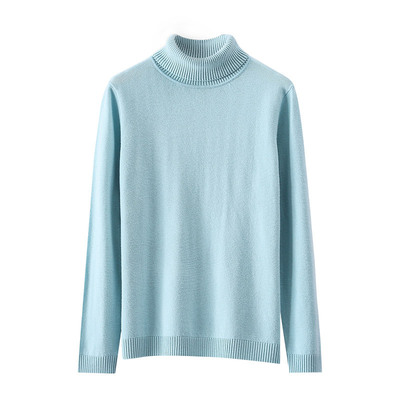 2019 Autumn and winter new pattern Wool lady sweater 100% Pure wool lady Half a Primer Sweater sweater