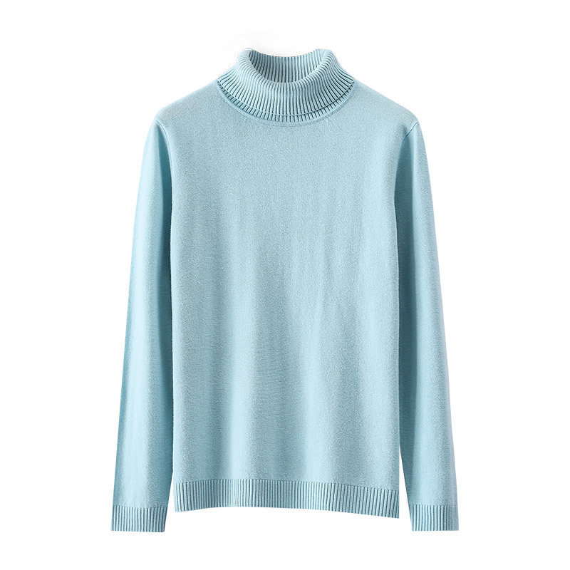 2019 Autumn and winter new pattern Wool lady sweater 100% Pure wool lady Half a Primer Sweater sweater