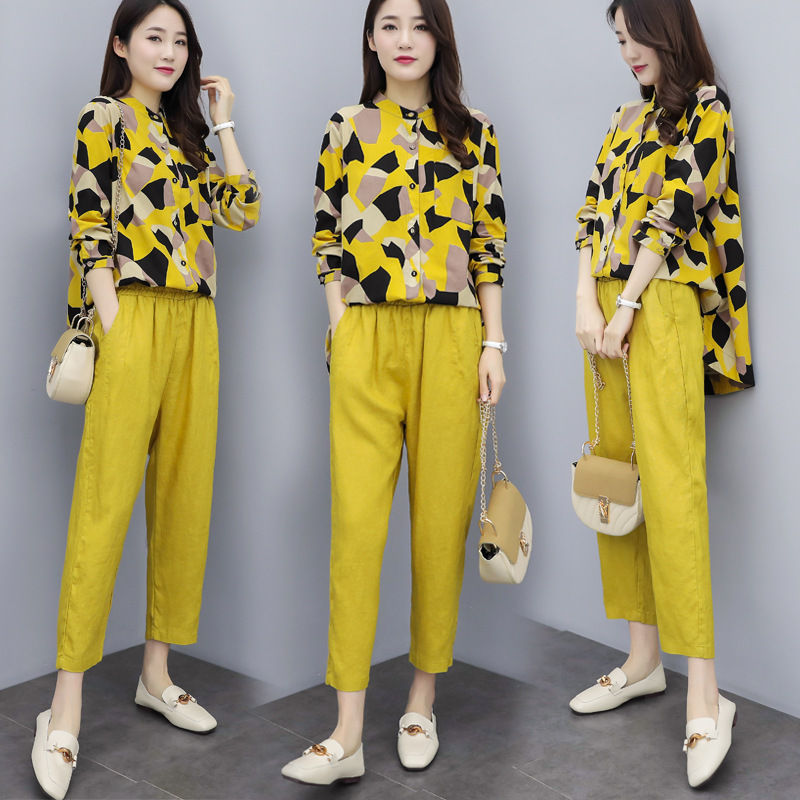 Costume femme en Coton et lin - Ref 3333664 Image 3