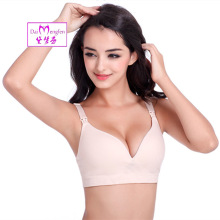 哺乳内衣 大罩杯 孕妇内衣大码哺乳衣一片式哺乳文胸无钢圈