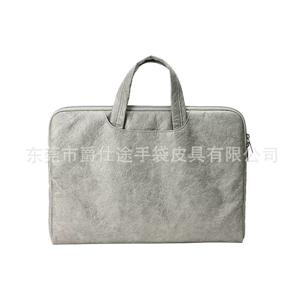 Eco-friendly Portable DuPont Paper Computer Bag Solid Color Tyvek Computer Bag Tyvek Protective Case