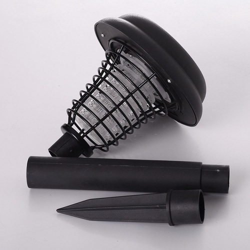 Solar mosquito killer lamp, purple light and white light, two-stage lawn lamp, outdoor rainproof garden lamp, courtyard lamp, mosquito repellent and insecticide lamp