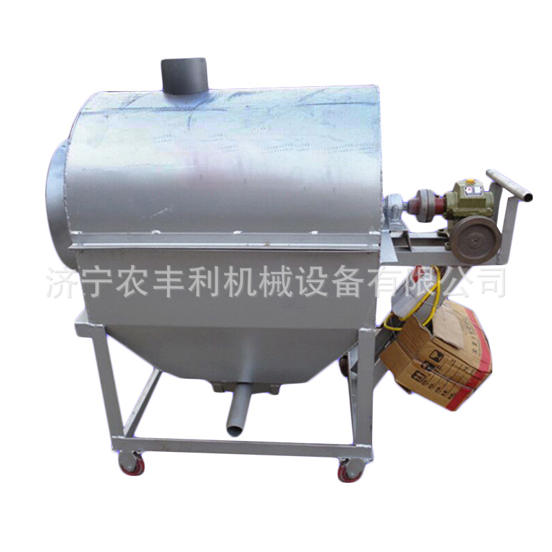 炒花生瓜子炉子 转筒型五谷杂粮燃气炒货机 工厂中
