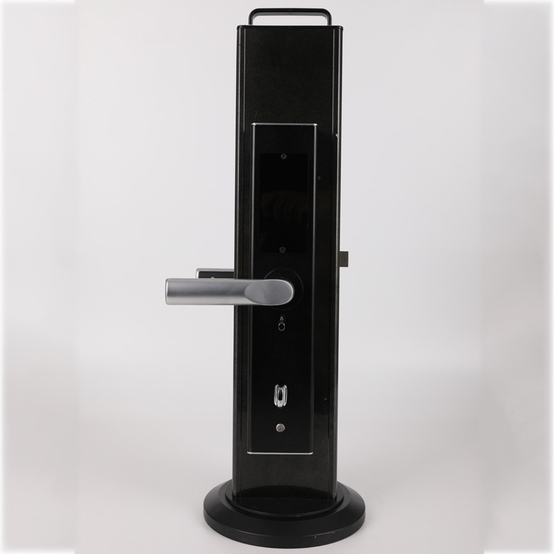 自动滑盖半导体指纹锁家用防盗门智能锁密码锁电子门锁