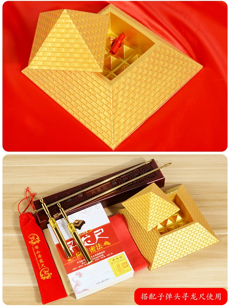 Archeological pyramid, minifigure, storage system, resin decor