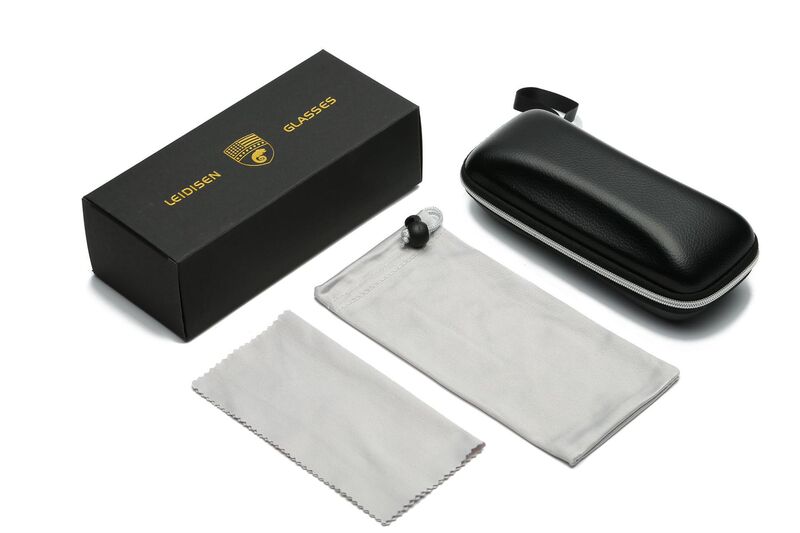 Radisson Black Card Outer Box Rectangular Zipper Leather Case Glasses Cloth Glasses Bag